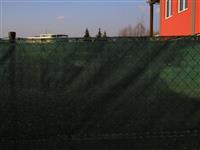 Stínící síť na ploty šiře 120 cm délka na přání - stínivost 90% - zelená