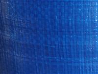 Plachta - rozměr 4,3 x 3  LDPE 200g/m2 modro/černá