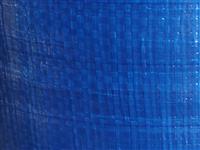 Krycí LD-PE tkaná plachta  rozměr na přání - 140g/m2 - modrá