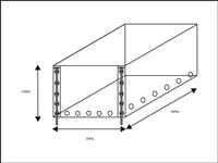 Plachta - rozměr 2,1 x1,1 x 1,15 m PVC autoplachtovina