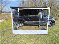 Dešťová clona Crystal+PVC - na míru - přední