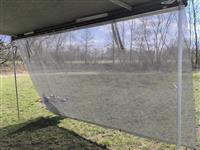 Sluneční clona 2m - síť PVC - šíře dle výběru