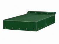 Plachta na kontejner - zadní čelo volné - PVC síť 250g/m2