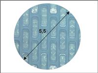 Solární plachta kruh 5,5 m - fólie 500 mic modrá