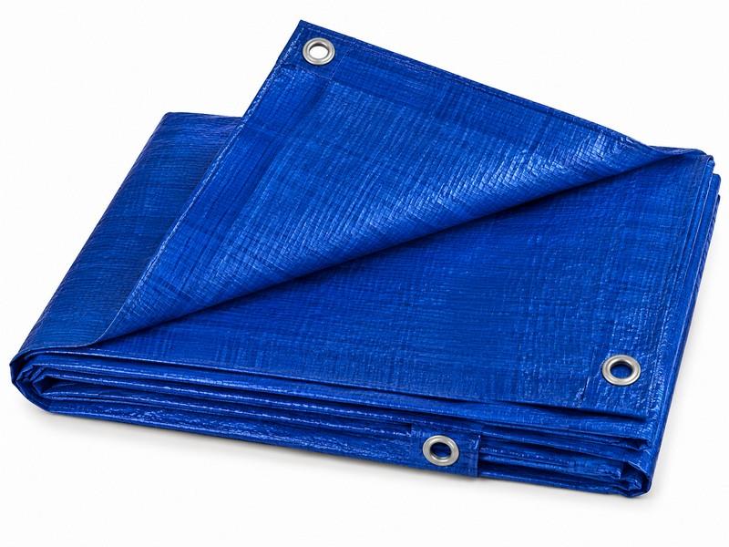 Krycí LD-PE tkaná plachta  rozměr na přání - 140g/m2 - modrá