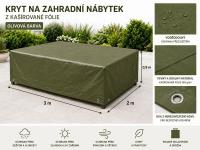 Kryt na zahradní nábytek obdélník -  3m x 2m výška 0,9 m