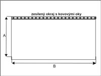 Závěs - PVC fólie 650g/m2 - nehořlavý antistatický