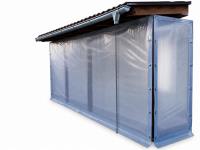 Plachta na pergolu - PVC fólie 625g/m2 transparentní