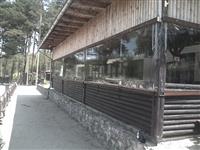 Plachta na pergolu - PVC fólie Crystal 1mm + oka