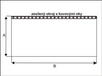 Závěs - PVC fólie Crystal 0,5mm