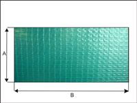 Perlinka 110g/m2 zelená - rozměr na přání - bez lemu