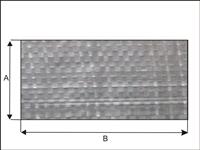Fóliovníková plachta LD-PE tkaná -  rozměr na přání - bez lemu