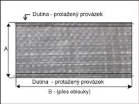 Fóliovníková plachta LD-PE tkaná -  rozměr na přání - dutina