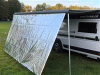 Sluneční termo clona 1,9m - aluminium - šíře dle výběru