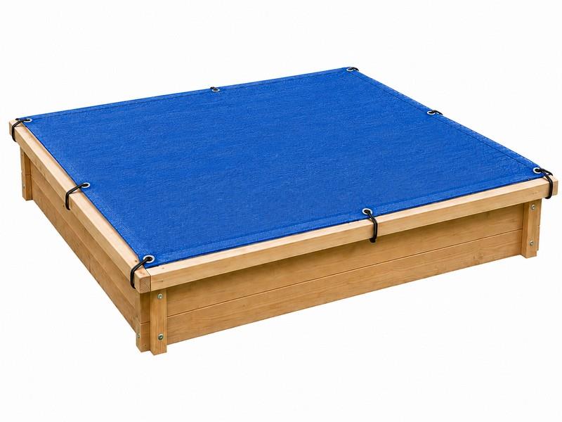 Krycí síť na pískoviště1,2 x 1,2m + gumolano 4,8m modrá