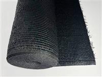 Stínící síť na ploty šiře 120 cm délka na přání - stínivost 100% - černá
