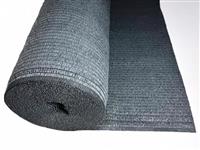 Stínící síť na ploty šiře 120 cm délka na přání - stínivost 100% - šedá světlá