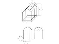 Fóliovníková plachta LD-PE tkaná - do tvaru(varianta 4)